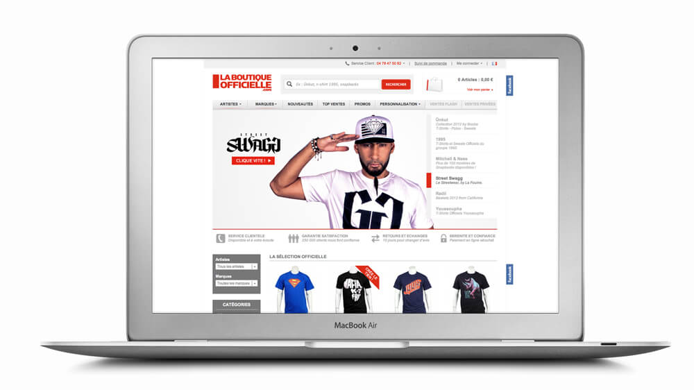 La boutique officielle e-commerce